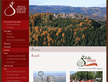 Tablet Screenshot of mont-sainte-odile.fr